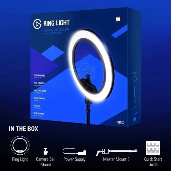 Elgato Yayıncı Halka Işık 2500 lumen - 11