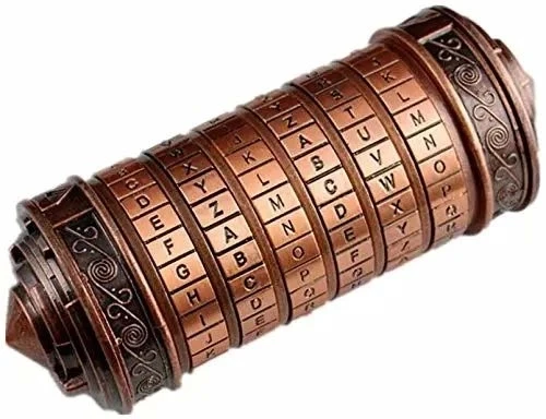 Cryptex Da Vinci Kodu Mini Cryptex Kilitli Bulmaca Kutusu