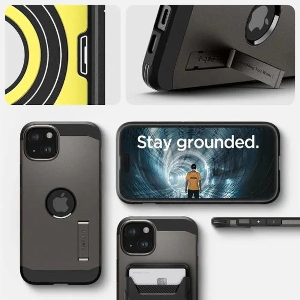 Spigen iphone 15 Pro Max Manyetik Tough Armor MagFit Kılıf - 10