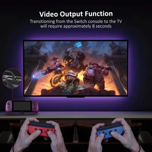 NexiGo Hall Effect Gripcon Kickstand ve TV Bağlantısı için HDMI Çıkışı - 4