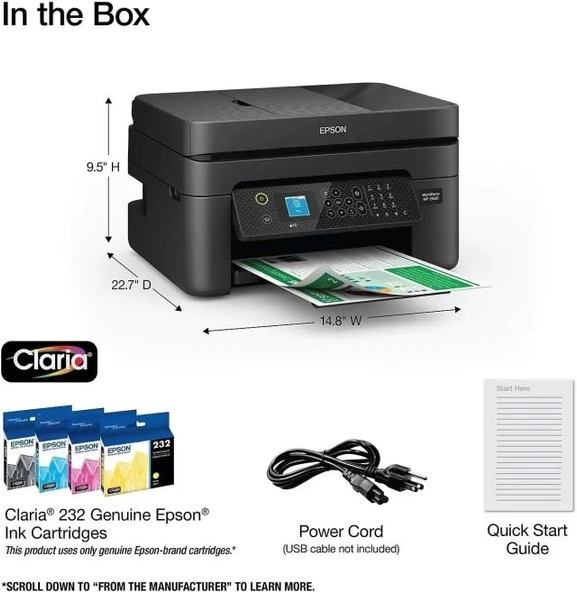 Epson Workforce WF-2960 Kablosuz Yazıcı - 5