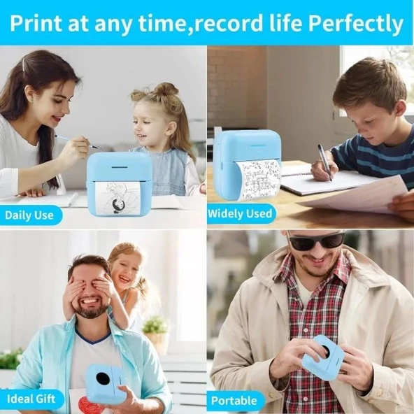 HuiJuKeJi Mini Etiket Yazıcısı - 7