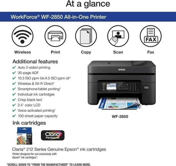 Epson Workforce WF-2960 Kablosuz Yazıcı - 2