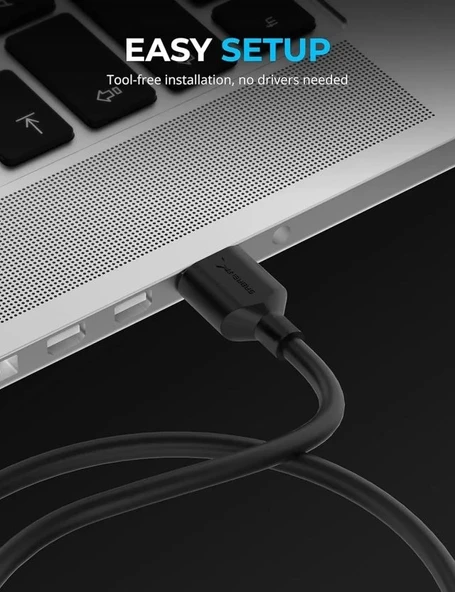 SABRENT USB 3.2 Tip A - SATA/U.2 SSD Adaptör Kablosu ve Adaptör [EC-U2SA] - 5