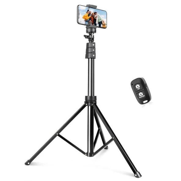 Sensyne Phone Tripod/Selfie Çubuğu Siyah