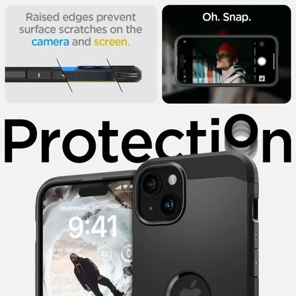 Spigen iphone 15 Pro Max Manyetik Tough Armor MagFit Kılıf - 6