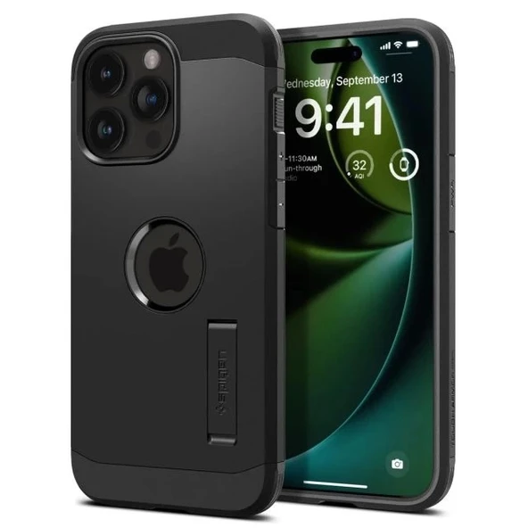 Spigen iphone 15 Pro Max Manyetik Tough Armor MagFit Kılıf - 9