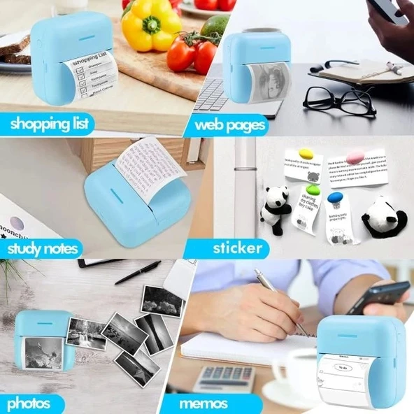 HuiJuKeJi Mini Etiket Yazıcısı - 6