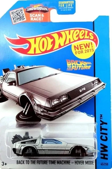 Hot Wheels Geleceğe Dönüş Zaman Makinesi Vurgu Modu Arabası