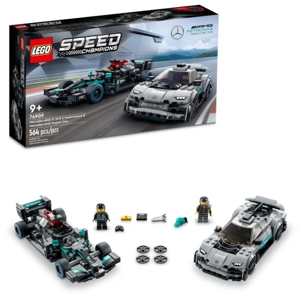 LEGO Speed Champions Mercedes-AMG F1 W12 E 76909 Araba Modelleri Seti Multicolor