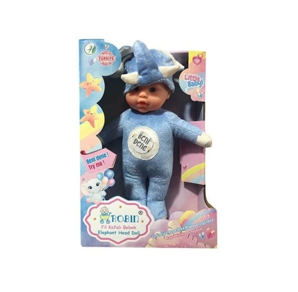 Global Robin Fil Kafalı Bebek - 2