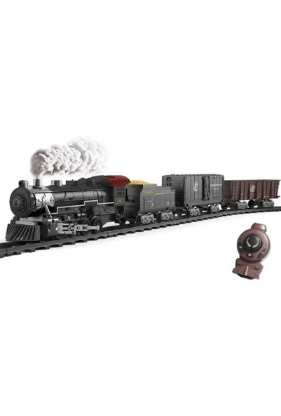 Classic Steam Kumandalı 2,4 Ghz Pilli Tren Seti 30 Parça - 2