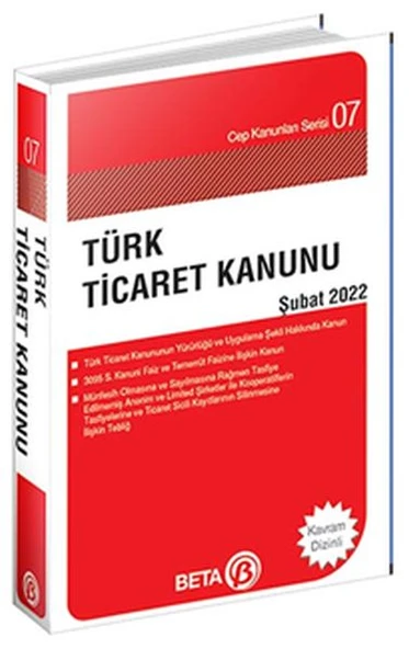 Cep Kanunu Serisi 07 - Türk Ticaret Kanunu ürün görseli 1