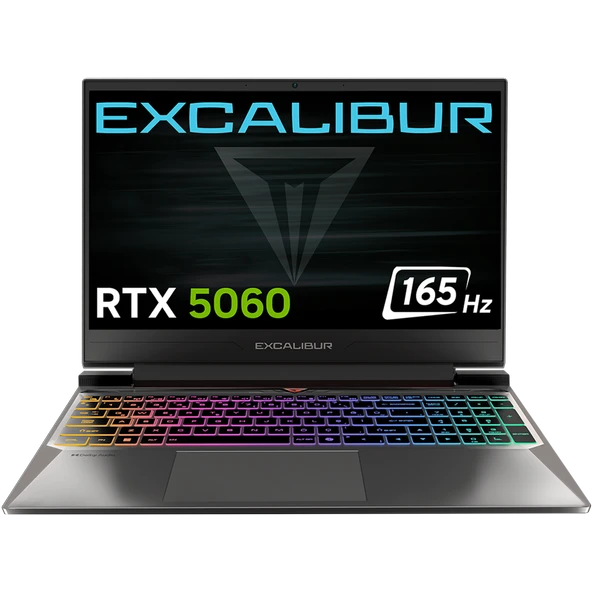 Casper Excalibur G870 i7-13620H 64GB 2TB+2TB RTX5060 8GB 165HZ 15.6" Freedos Gaming Laptop G870.1362-EN60X-C - 1