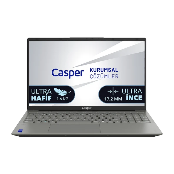 Casper Nirvana X750 i7-13620H 32GB DDR5 2TB SSD Freedos 15.6" Laptop X750.1362-DX00X-G-F