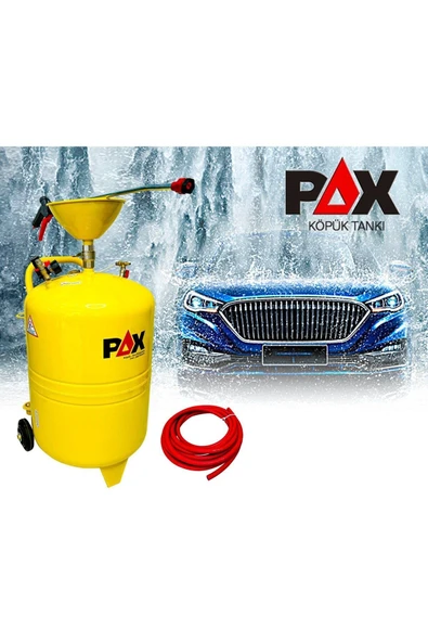 PAX 100 Litre Köpük Tankı Köpük Püskürtme 10 Metre Hortum Tabancalı - 2