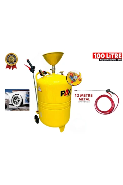 MYTOL Profesyonel 50 Lt Hava Kompresörü 5 Parça Havalı Set ve 100 Litre Yüksek Basınçlı Köpük Tankı - 3