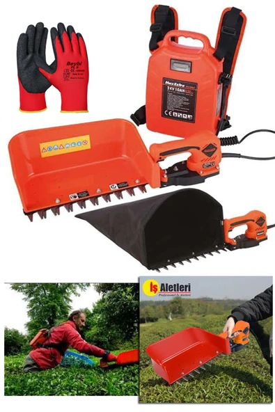 PROXTECH Max Extra MX8967-1 24V 10Ah Profesyonel Akülü Çay Toplama Makinesi 10 Saat Çalışma Süreli
