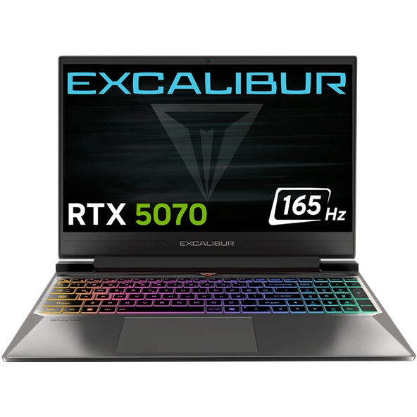 Casper Excalibur G880 i7-13620H 64GB 1TB 8GB RTX5070 165HZ 15.6" Freedos Gaming Laptop G880.1362-EF70X-C - 1