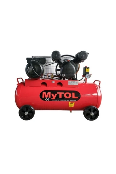MYTOL 100 Litre Yağlı Sesli Hava Kompresörü 8 Bar Ve Havalı Alet Seti Boya Seti - 2