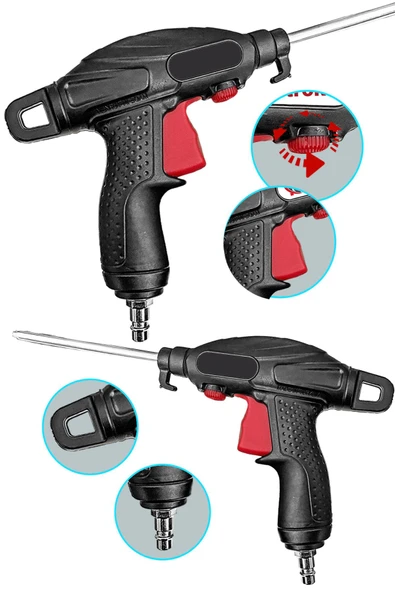 PROXTECH Ras Tornador Detaylı Temizlik Tabancası ve Oto Kuaför Tabanacası Sprel Hortum Tabanca - 2