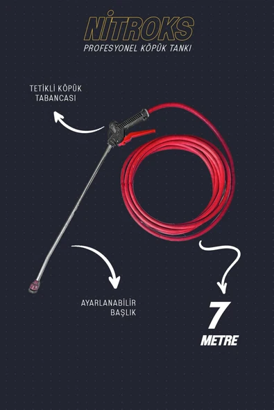 Nitroks Profesyonel Oto Yıkamacılara Özel En Çok Tercih Edilen100lt Model Köpüktankı Püskürtme Tankı 100 - 5