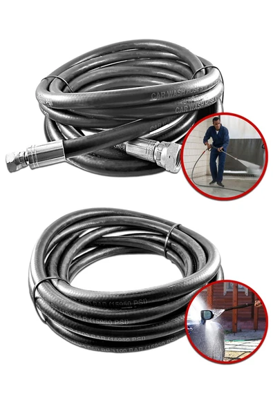 WORKMASTER SEL 5/16 R2 YÜKSEK BASINÇLI OTO YIKAMA HORTUMU 15 MT ÇİFT TELLİ (1100 BARA KADAR DAYANIKLI)