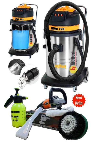 PROXTECH Üç Motorlu Profesyonel Koltuk Yıkama Makinası 3600 Watt Süper Emiş Gücü - 3