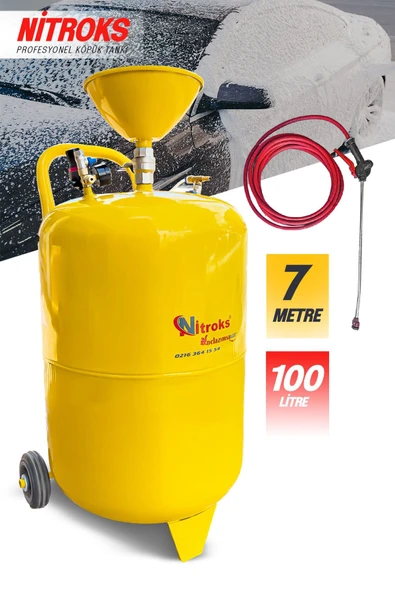 Nitroks Profesyonel Oto Yıkamacılara Özel En Çok Tercih Edilen100lt Model Köpüktankı Püskürtme Tankı 100 - 2
