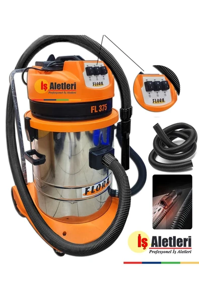 PROXTECH Flora 3 Motorlu Islak Kuru Sanayi Tip Süpürge Makinası 3600 Watt - 2