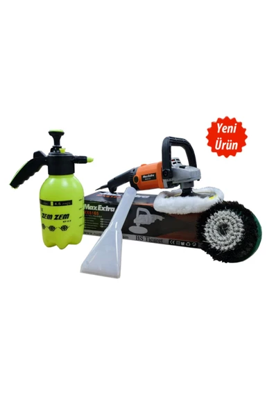 Max Extra Devir Ayarlı Koltuk Yıkama Koltuk Fırçalama Makinası Ve Pasta Cila Makinası - 2