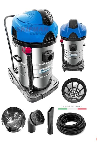 PROXTECH Fiorentini 3 Motor'lu Islak Kuru Süpürge Makinası 4800 Watt Süper Emiş Gücü