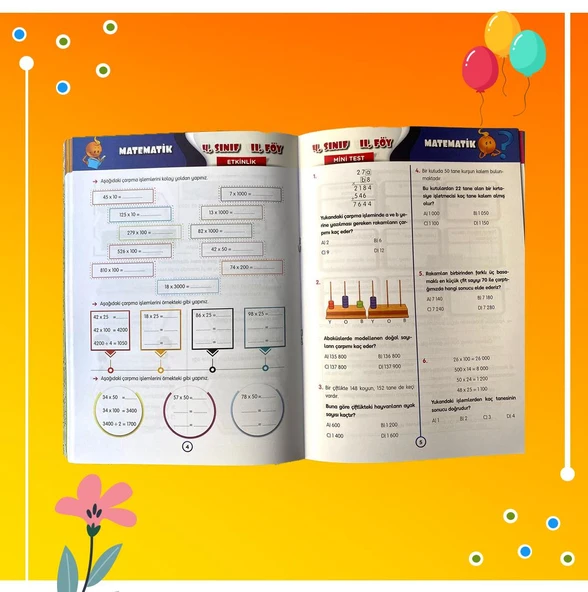 4.Sınıftan 5.Sınıfa Geçenler için Haftalık Yaz Tatili Tekrar ve Tatil Kitabı Seti - 3
