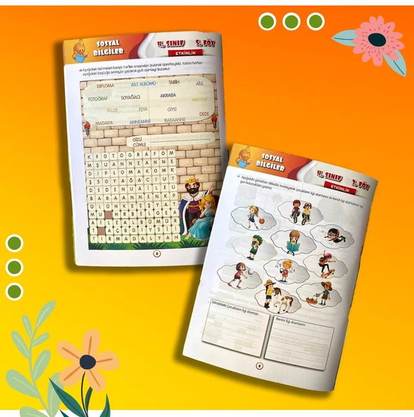 4.Sınıftan 5.Sınıfa Geçenler için Haftalık Yaz Tatili Tekrar ve Tatil Kitabı Seti - 4