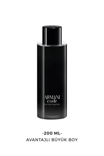 ARMANI NEW CODE MEN 200ml EDT REFILLABLE - Resim 2