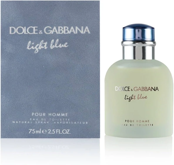D&G LIGHT BLUE MALE 75ml EDT - 3