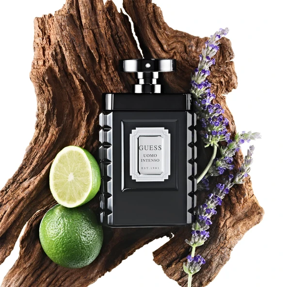 GUESS UOMO INTENSO  EST.1981 100ml EDP - Resim 2