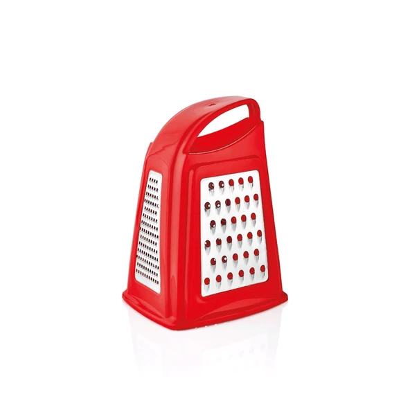 Qlüx İdeas Trio Rende Kırmızı 19cm