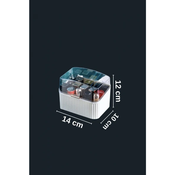 Piev House By House Kapaklı 15 Bölmeli Oje Ve Ruj Düzenleyici Organizer - 4