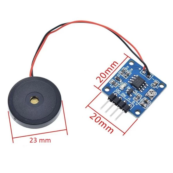Arduino Piezo Titreşim Sensör Anahtar Modülü - 1