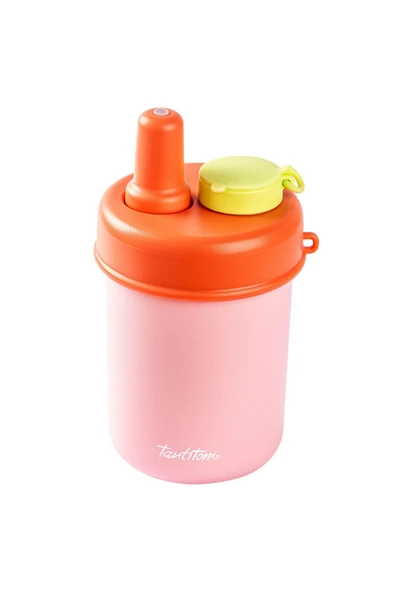 Tantitoni 2si 1 Arada Kapaklı Termos Bardak 480ml Pembe ürün görseli