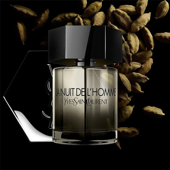 YSL LA NUIT DE L'HOMME 100ml EDT - Resim 3