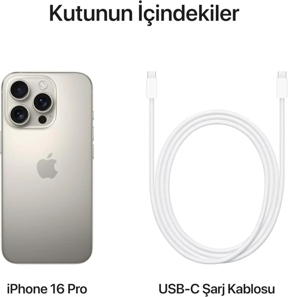 iPhone 16 Pro 128 GB Natürel Titanyum - 4