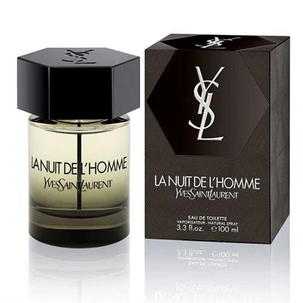 YSL LA NUIT DE L'HOMME 100ml EDT - Resim 2