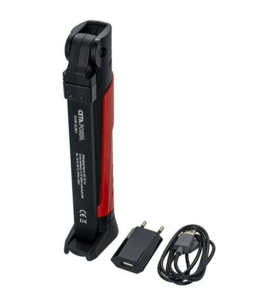 Ceta Form R10F-Slım1 Şarjlı Led Fener Katlanabilir 700 Lumen Siyah - 2