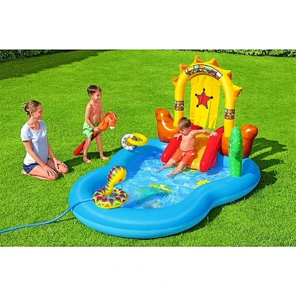Bestway Vahşi Batı (Korsan) Oyun Havuzu 264x188x140 cm (BW53118) - 4