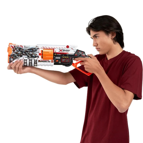 X Shot Skins Lock Blaster 16 Mermili Sünger Dart Atan Silah 56 Cm - 7