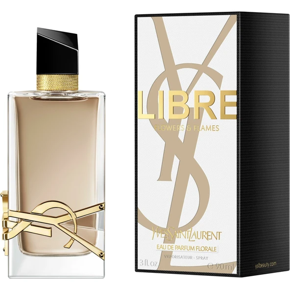 YSL LIBRE FLOWERS & FLAMES 90ml EDP - Resim 3