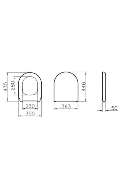 Vitra S50 Rimex Kanalsız Asma Klozet Kapak Gömme Rezervuar 700-1909 - 3