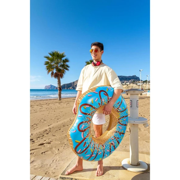 Bestway Donut Deniz ve Havuz Simidi Mavi 107 cm (36118) - 3